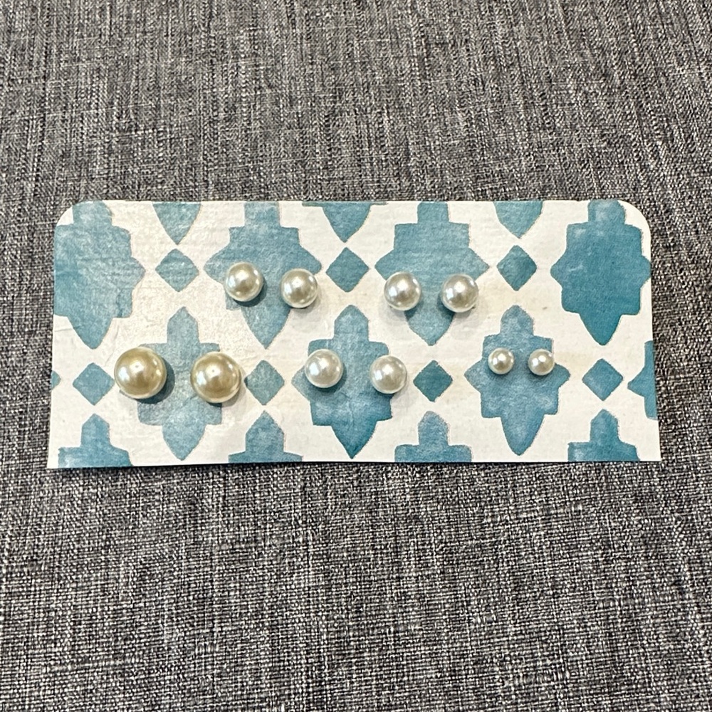 ❗️Last Chance❗️ Elegant Pearl Stud Earrings Set